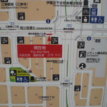 錦糸堀公園周辺の地図です。京葉道路の２本、南側にあります。