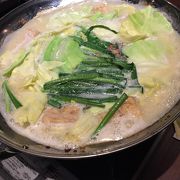【クチコミ初登場】テレビでも紹介された京風もつ鍋がコース料理で出てきました!!