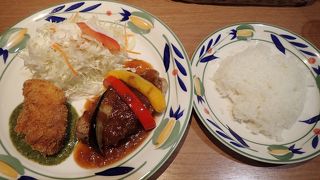 リーズナブルで意外に美味しい