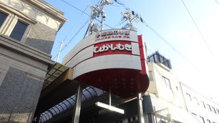 アーケード街です。