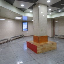 休憩スペースがあります