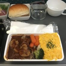 機内食です。