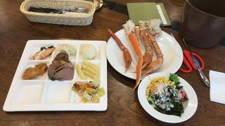 蟹、カニ、かに！とローストビーフ