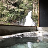 露天風呂からの大滝