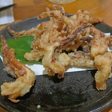 いかげそのてんぷら　550円