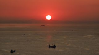 大阪の夜景が一望