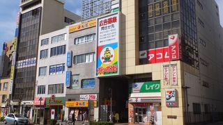 入口がちょっとわかりにくい。