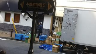 下町の通りの感じです