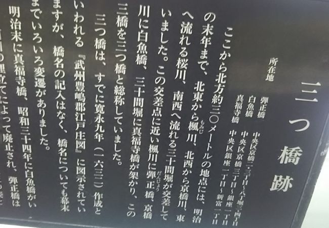 江戸の名残です