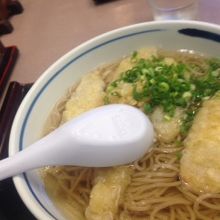 今回いただいたごぼう天そば