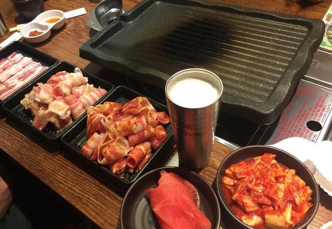 サムギョプサル食べ放題！