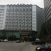 ホテルの敷地から。