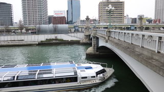 水上バスも通ります