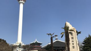 港町釜山を一望できます。