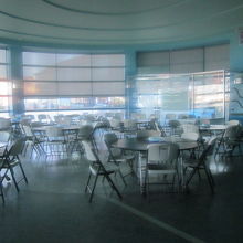 休憩ブースの様子