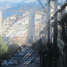 コイトタワー方面まで通りを一望することが出来ました