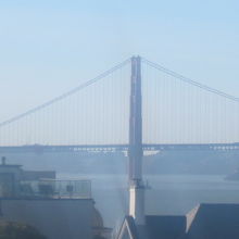 ゴールデンゲートブリッジも美しく望めました