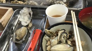 一度行ってみて　焼き牡蠣食べ放題