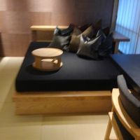 コーナーには足も投げ出せるエリアも！他の宿泊客との遭遇率０%