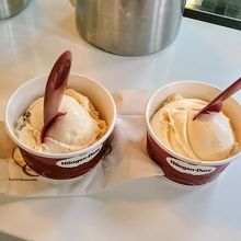 小銭作りのために食べたアイス