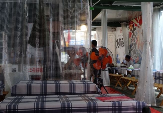 街中で港町気分に