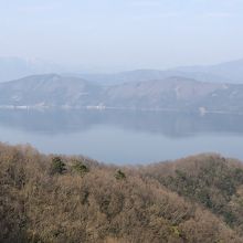 びわ湖の一番北方向を