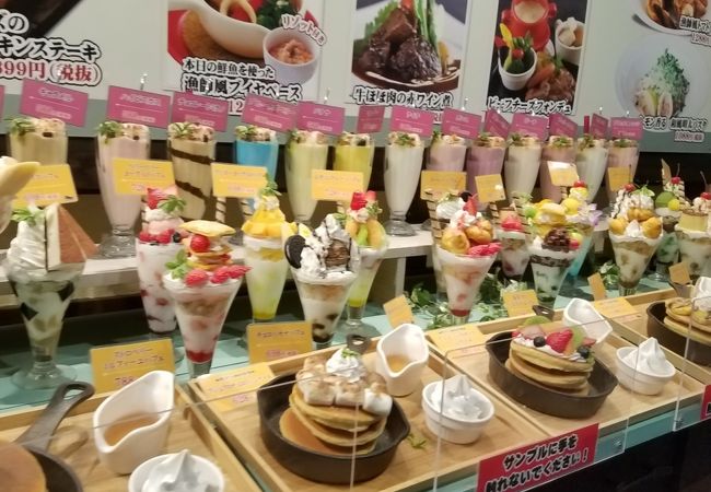 食品サンプルに誘われて
