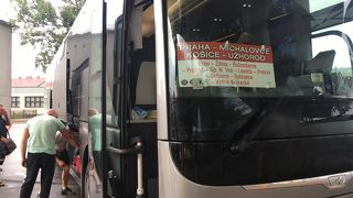 スロバキア国内外線が頻繁、メインの交通手段