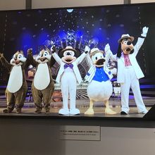 ディズニーの展示が開催されてました