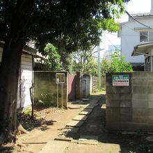 説明板近くの様子