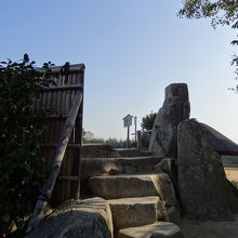 唯心山　高さ６ｍ　展望台になってます