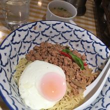 お気に入りのガパオ麺