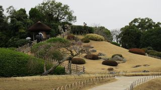 開放的な庭園です