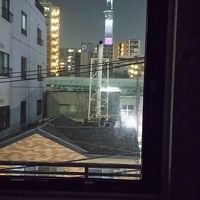 部屋から見えるスカイツリー