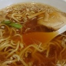 シンプルなラーメンもある