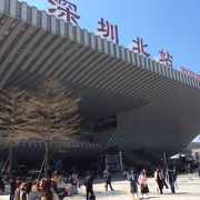 深圳地下鉄で行ける高速鉄道駅