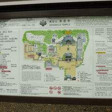 泉岳寺の境内案内板