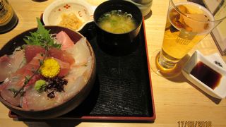 海鮮料理が美味しい。