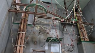 室内にも高い展示室が