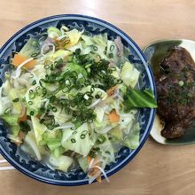 野菜そば大＋そーき単品