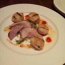 ホタテのグリルです