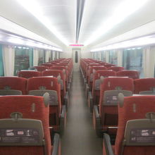 難波出発時の車内。（途中鶴橋から少しは増えましたが…）