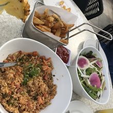 ラムファイヤーの料理