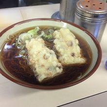 ちくわ蕎麦です。