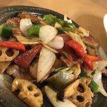 牛肉のオイスターソース