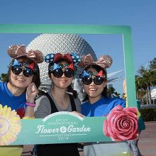 額縁持ちの写真