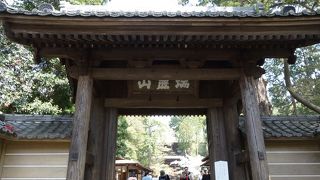 以外に小さな門でした