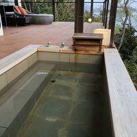 バルコニーの露天風呂