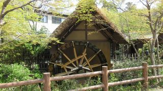 水車が回っています