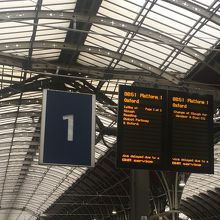 典型的なロンドンの駅です。